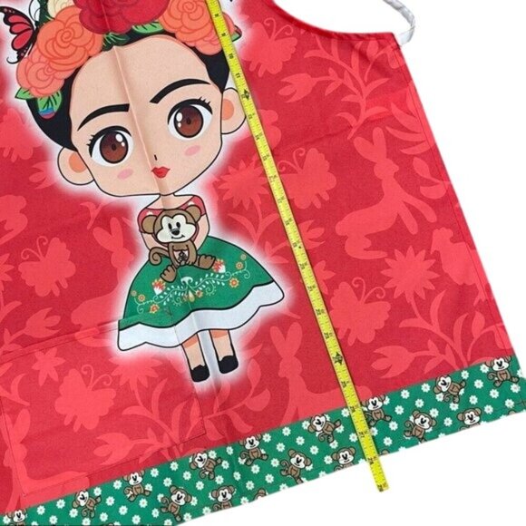 Mexican Artisan Apron multicolored classic halter and back straps MULTIPURPUSE - Picture 4 of 9